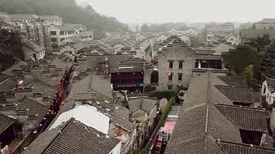 4k航拍镇江西津渡特色建筑视频的预览图